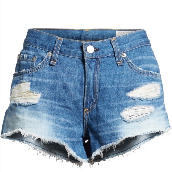 Rag Bone The Cutoff Denim Shorts
